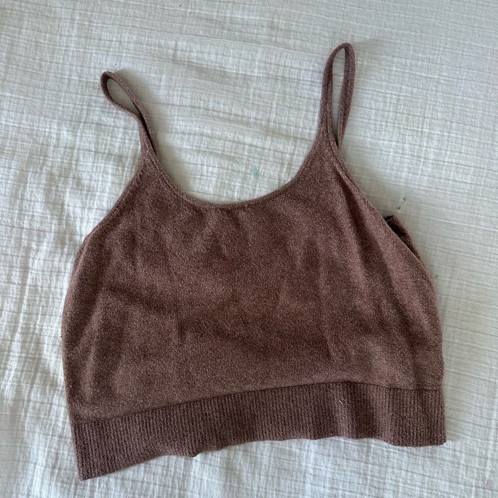 Old Navy Brown Crop Top